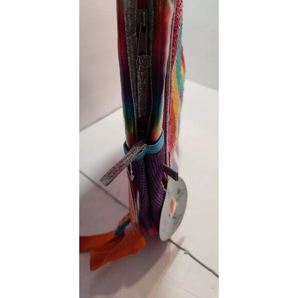 NWT Metallic Rainbow Sequin  School Backpack Bag Wonder Nation ~794A - Picture 7 of 9